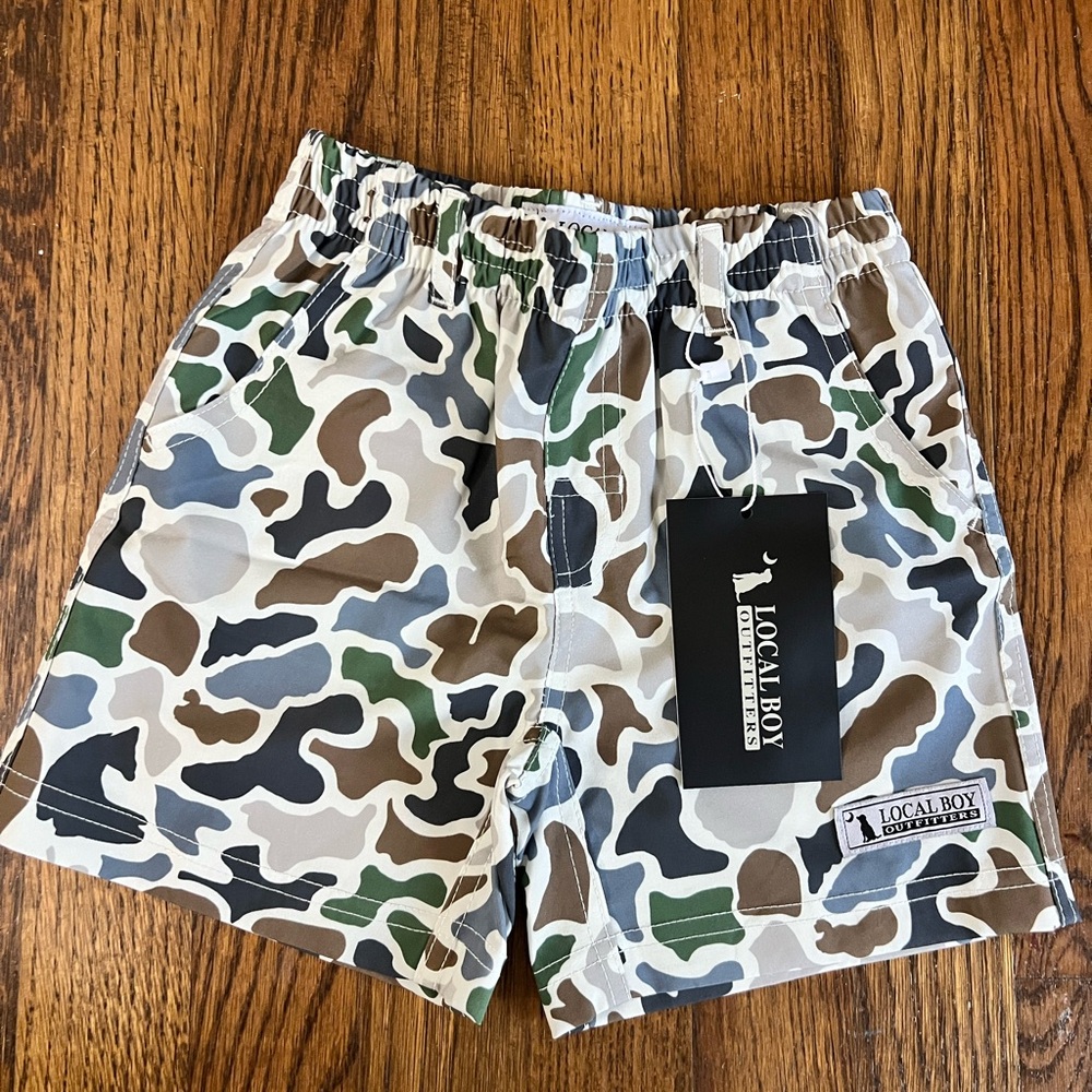 Camouflage Print Shorts